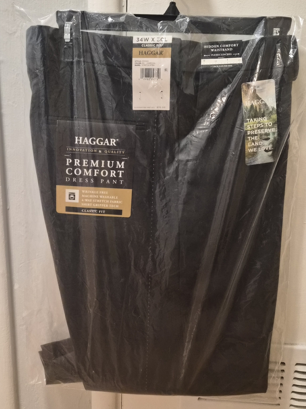 Haggar Premium Comfort Dress Pants - Black